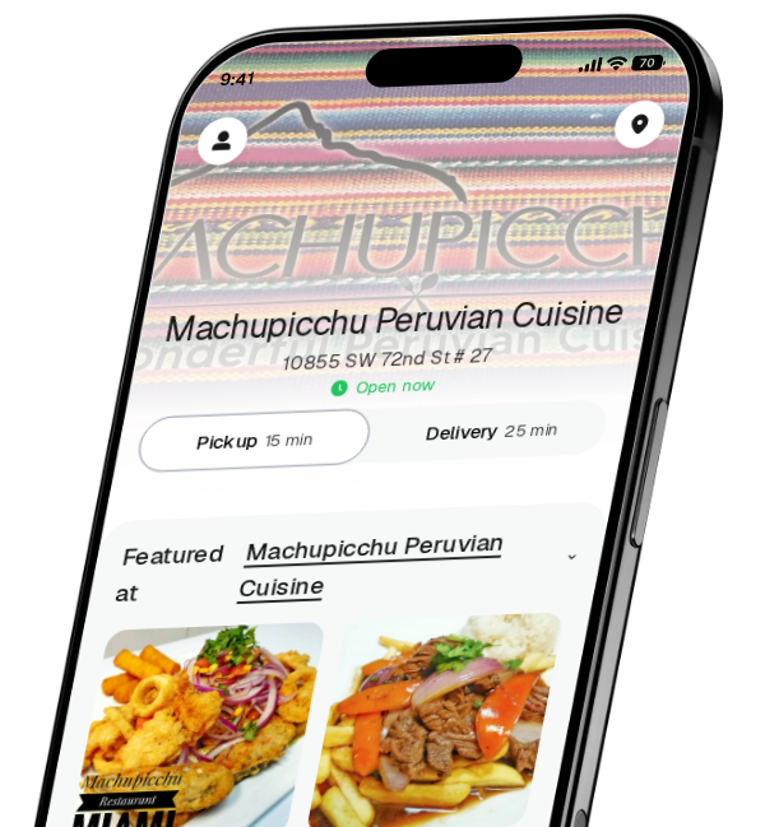 Machupicchu Peruvian Cuisine app preview