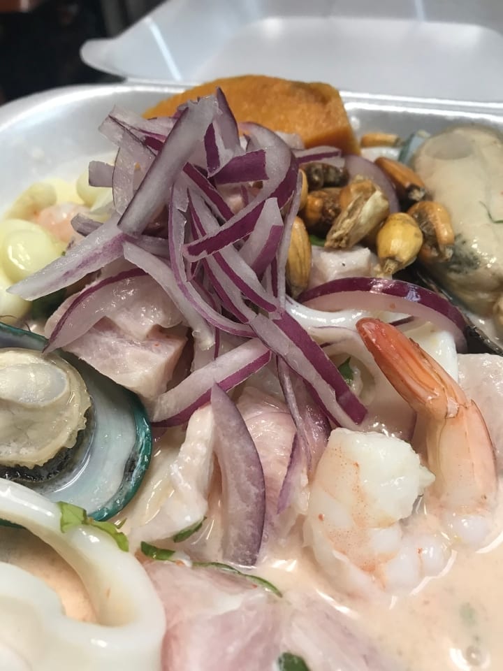 Ceviche Mixto (Corvina).